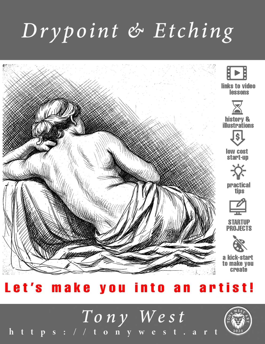 Drypoint illustration