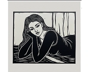 Book cover for Linocut & Woodcut